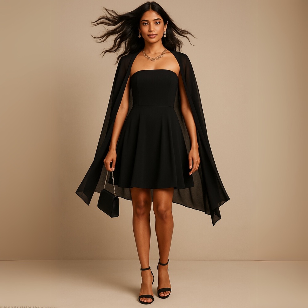 NWT LULUS Black Strapless Fit & Flare Dress – Size M
Style #67462 - Picture 3 of 13